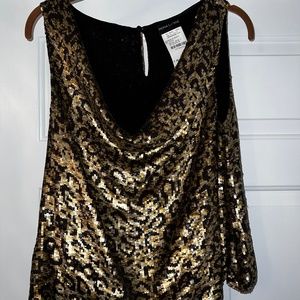 Women’s Sleeveless Leopard Print Top by Rena Lange